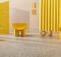 Forbo Modul'up Compact Graphic 9402UP43C natural terrazzo фото 3 | FLOORDEALER